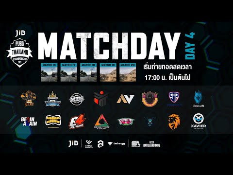 ðīLive āļŠāļ! JIB PUBG Thailand Championship Season 9 Day 5