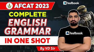 AFCAT 2023 EXAM| Complete English Grammar in one video | English Grammar| VD SIR