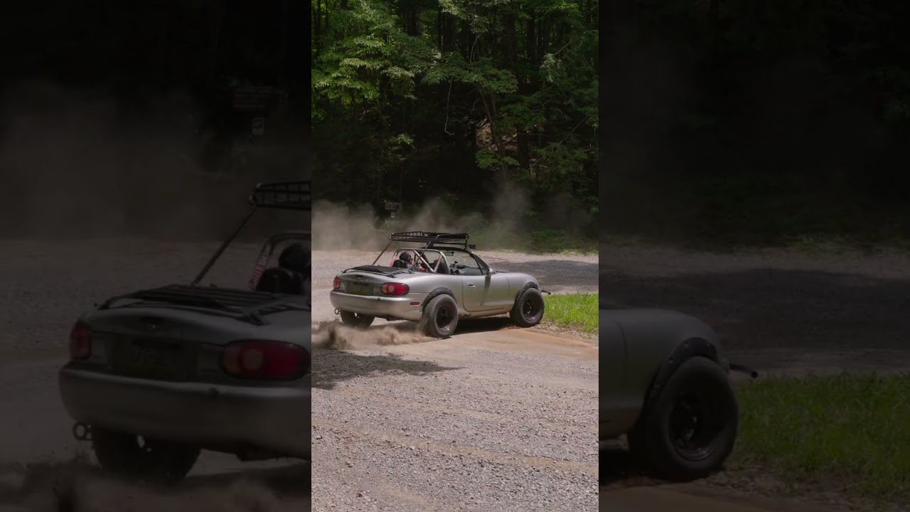 Miata at tail of the dragon 