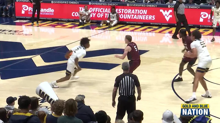 HIGHLIGHTS: Huff and Eaglestaff combine for 13 threes, WVU trounces Little Rock