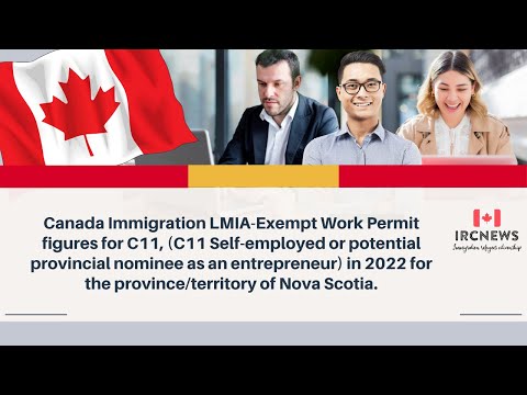 LMIA-Exempt Work Permit (C11) | Self-employed or potential provincial nominee Nova Scotia (2022)