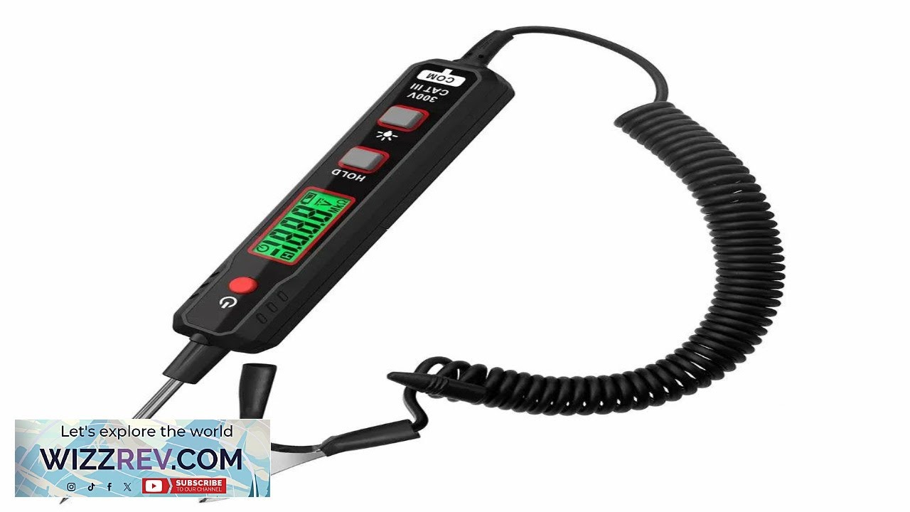 US EU Direct KAIWEETS VT501 Smart Automotive Circuit Tester with 0.8 100V Broad Review