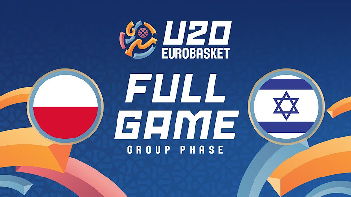 Group Phase | Poland v Israel | Full Basketball Game | FIBA U20 EuroBasket 2025