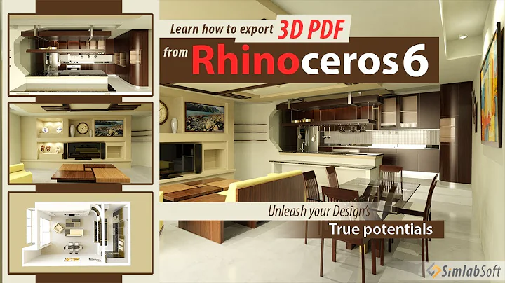 Advanced 3D PDF export capabilities for Rhino