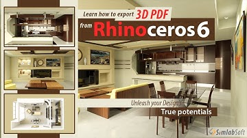 Advanced 3D PDF export capabilities for Rhino