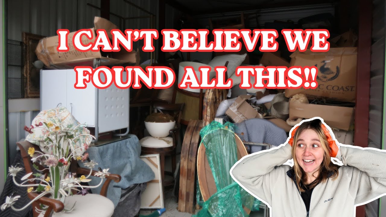 Cleaning Out Storage Unit Full Of ANTIQUES || Just Wait Til You See INSIDE!
