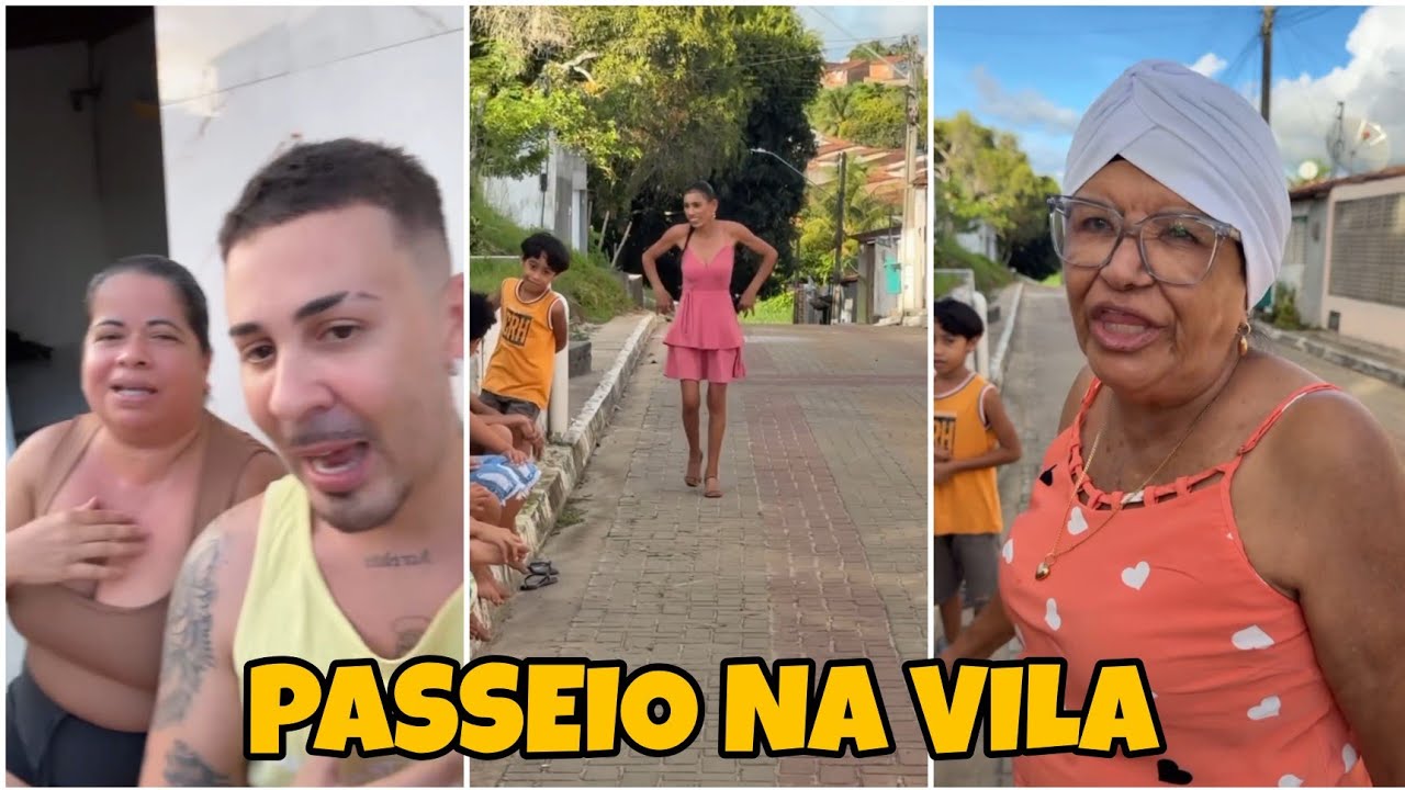 ✅ CARLINHOS MAIA LEVA SUA MÃE PARA A VILA
