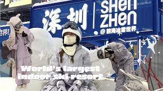 China🇨🇳open the largest indoor ski resort in the world!!!