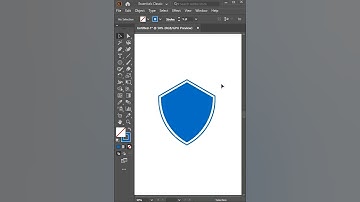 Shield Logo/icon Design in Adobe Illustrator #logo #logodesign #illustrator