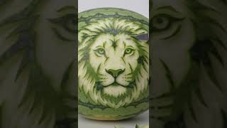 Lion 🦁 watermelon 🍉 #watermelon #lion