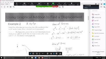 PHYS 110 - Chapter 1 Part 3 - Applications with Vectors