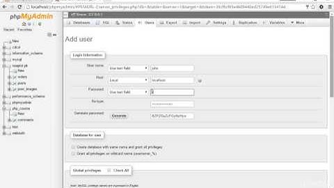 PHP With Bootstrap3 Tutorial | Creating MySQL Username Part 62