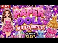 LIVE 🔴 Let’s Make Glittery Sparkly Paper Doll Outfits ✨💖 | Mix &amp; Match Dress Up!