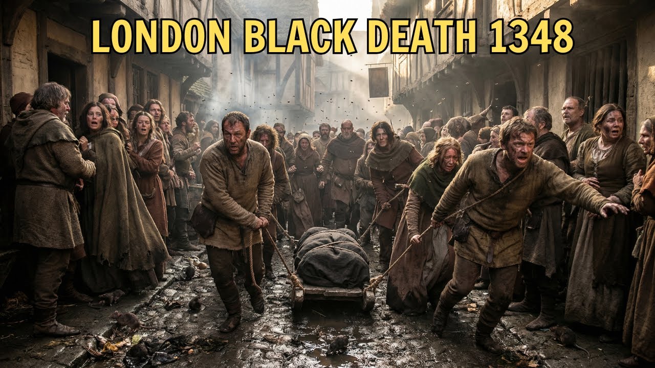 A Day in London During the Black Death 1348 (AI Reconstruction) | Visually History