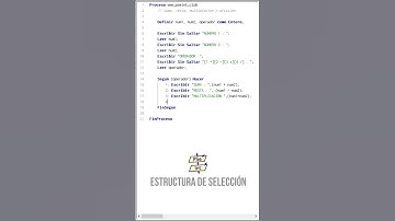 🟡 PSeInt : Hacer un algoritmo que muestre las cuatro operaciones básicas en pseint. #shorts