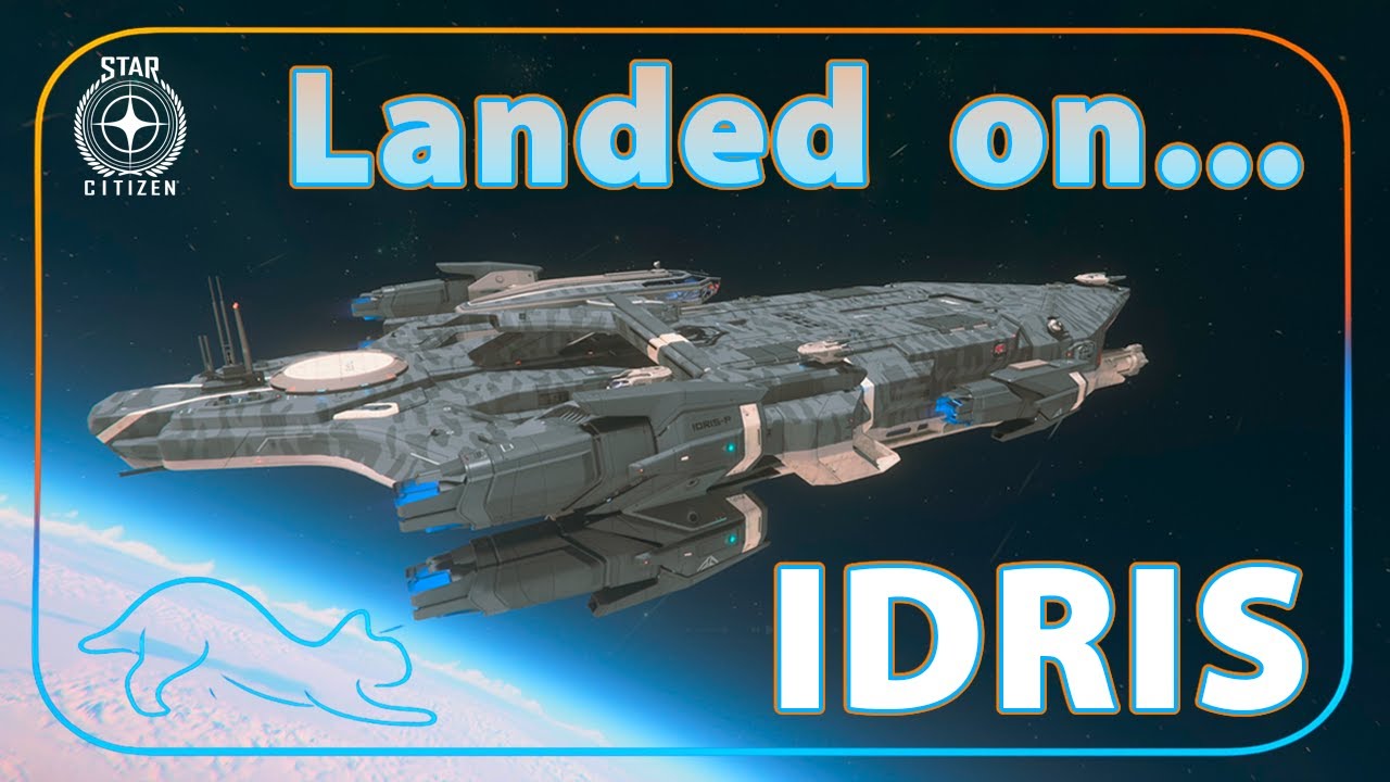 ✈️ I landed on a capital ship Idris in mid-air | Star Citizen