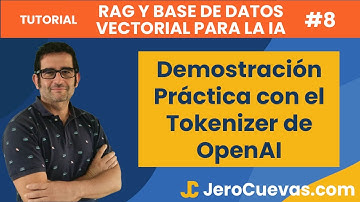 Tutorial RAG y base de datos vectoriales para IA 8:  Demostración con el Tokenizer de OpenAI