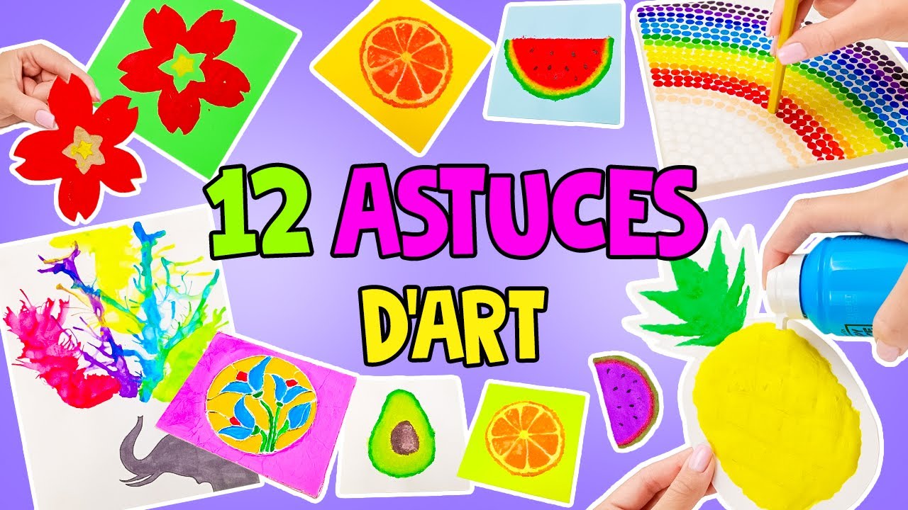 12 ASTUCES INCROYABLES pour le dessin 🎨