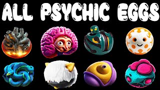 ALL PSYCHIC EGGS | My Singing Monsters | MonsterBox in Incredibox