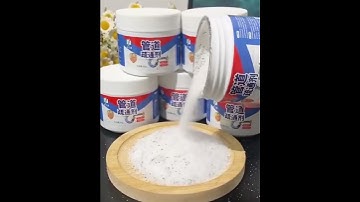 Super awesome drain unclogging powder. Handle clogged toilets and water pipes in 5 minutes