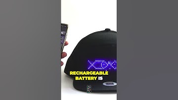Transform Your Cap into a Smart Accessory with LED Display #amazing  #review #tech #gadgets