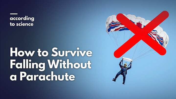 How to Survive Falling Without a Parachute, According to Science