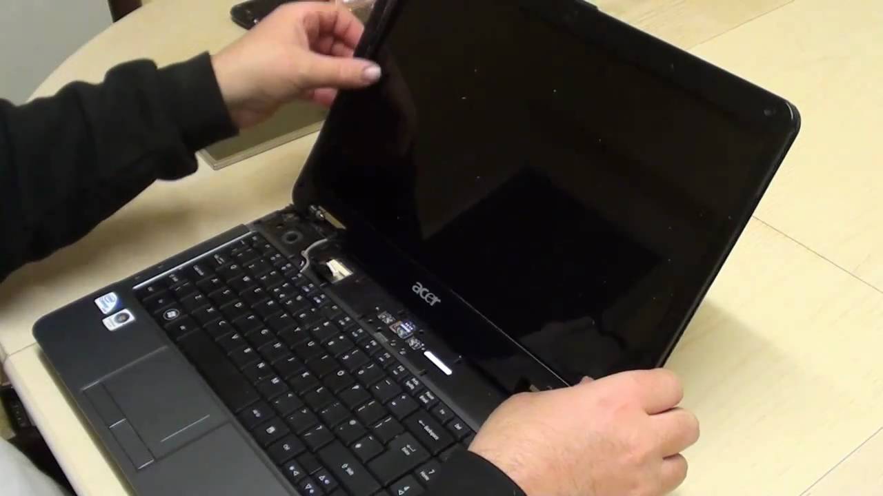 Acer Aspire 5732z корпус. Как снять матрицу ноутбука Acer Aspire 5732z. Acer не включается экран