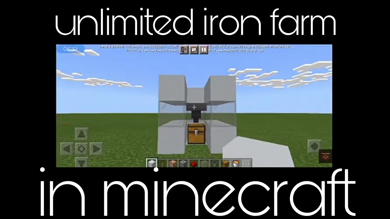 Automatic iron farm in minecraft. minecraft YouTube