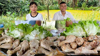 HORROR BATTLE ll EACH PERSON EATING 3.5KG OF CHICKEN THIGHS AND RAW VEGETABLES - WINNER GETS 3 MI...