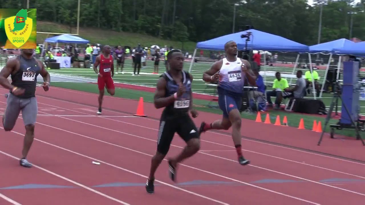 Atlanta Relays 2018 Men's 100m 3 YouTube