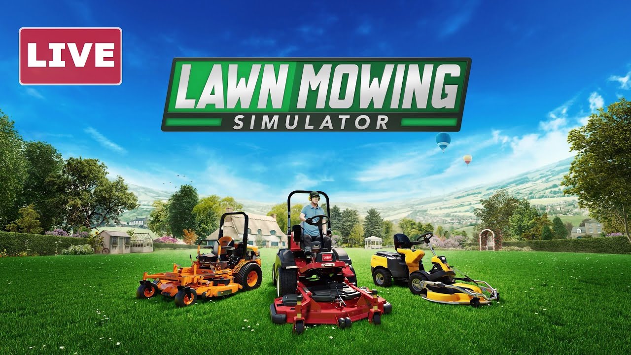 🔴 Lawn Mowing Simulator | Career Mode | PC | No Commentary | Part 1 🔴
