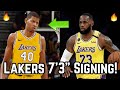 Los Angeles Lakers 7'3" GIANT Midseason Target Signing! | TWIN TOWER With Anthony Davis For LeBron!