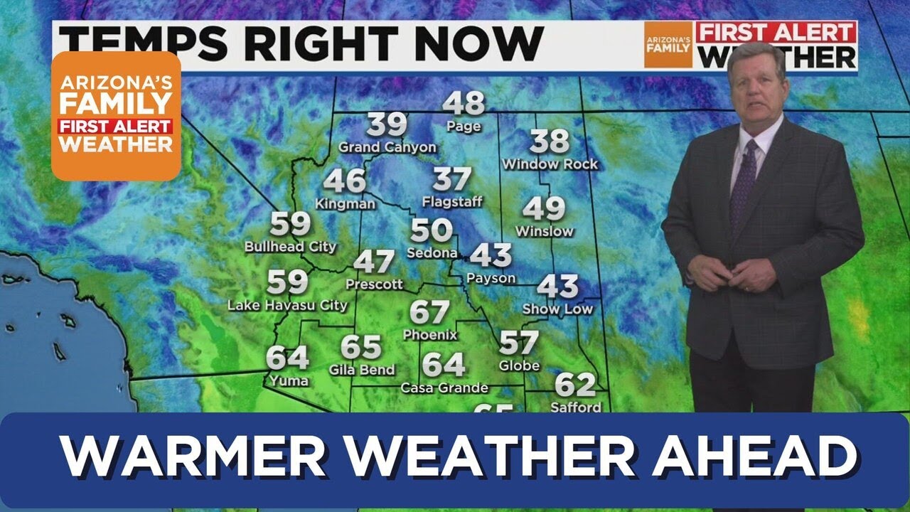 Warmer weather coming to Arizona this week - YouTube