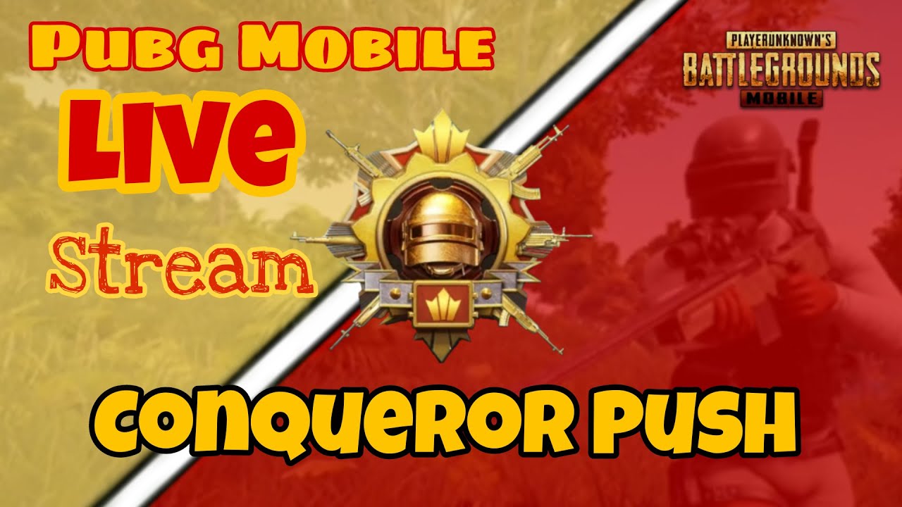 Pubg Mobile Live Conqueror Rank Push | 🇵🇰Pakistan Conqueror Push - YouTube