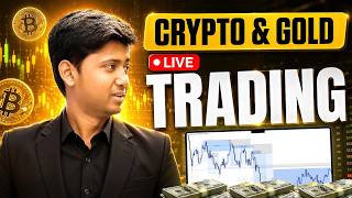 Gold & BTC Live Trading | Crypto Live Trading Hindi | 15 June | #bitcoin #bitcoinlive #cryptolive
