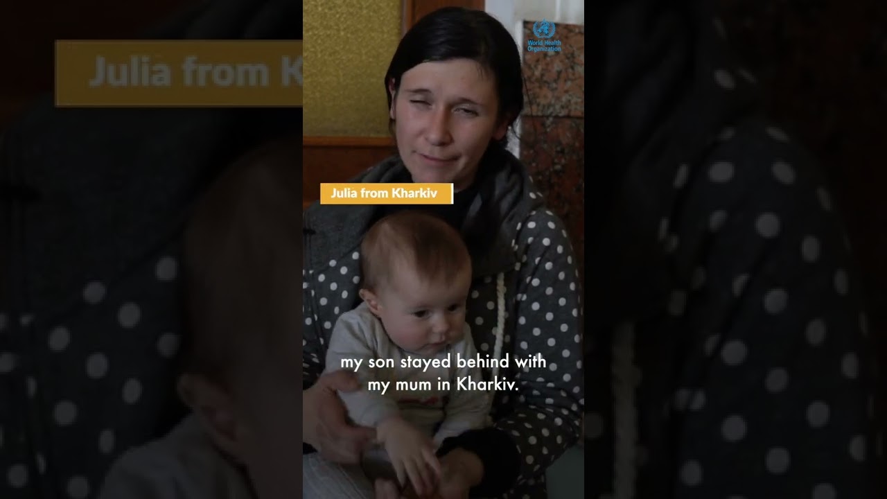 Volunteer doctors in Lviv, Ukraine help mothers and children fleeing for safety (March 2022)