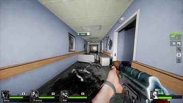 Pathtraced Left 4 Dead 2  | RTX Remix + Compatibility Mod by Xorxor4d  "No Mercy" - Hospital