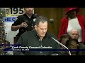 Cook County Board Meeting