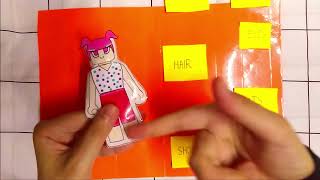 (PAPER DIY) HOW TO MAKE ROBLOX BLIND DOLL BOOK/ CUTE DRESS EDITION