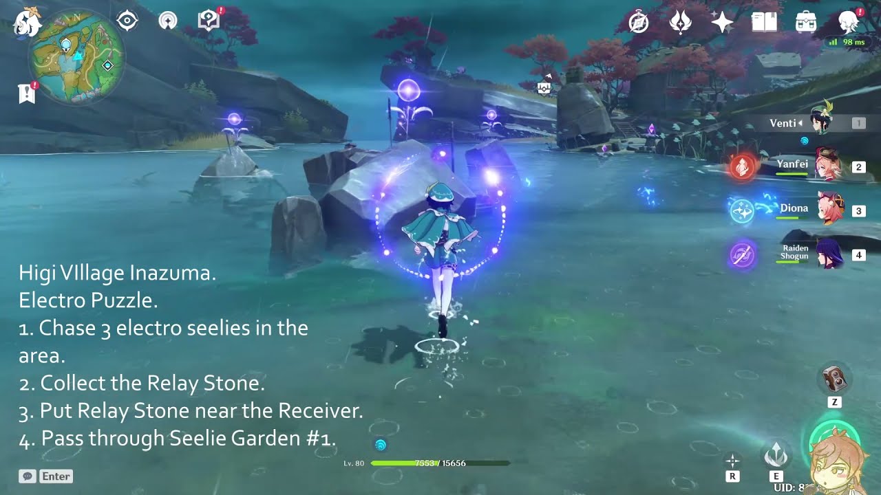 Relay Stone, Electro Puzzle Precious Chest Higi Village Lake