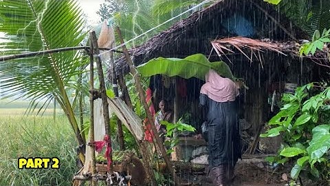 Tak Di Sangka., Seenak Ini, Hujan Deras Mengguyur Kampung Yang Indah, Suasana Pedesaan Jawa Barat