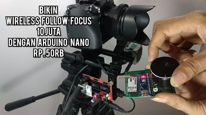 Wireless Follow Focus DIY use 3$ Arduino Nano for Professional User, fast response knobbing