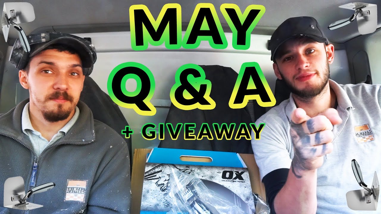 May Q&A - Plastering Questions And Answers + Competition Winners Announced