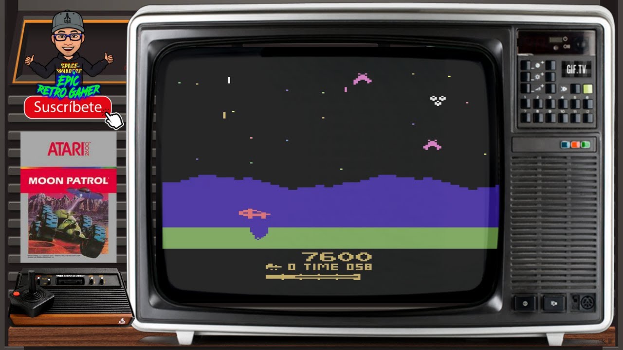 Moon Patrol Notice seule jeu Atari 2600 - Jeux vidéo