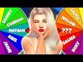 RANDOM WHEEL decides my SIMS' BABIES... 😅😅 (CHALLENGE!)