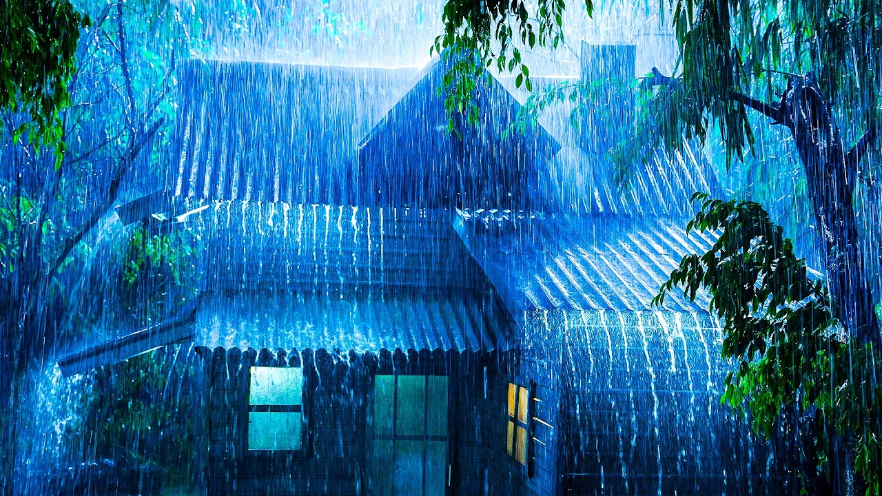 Dormir Bien Rápido | Lluvia y Truenos Suaves ⛈️ Para el Insomnio y el Estrés