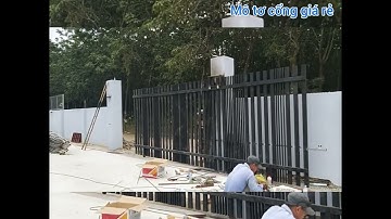 lắp đặt mô tơ cổng lùa tự động, motor cổng trượt tại Bến Tre