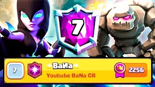 IM #7 IN THE WORLD WITH NEW GOLEM  DECK!!!!🌏 -Clash Royale