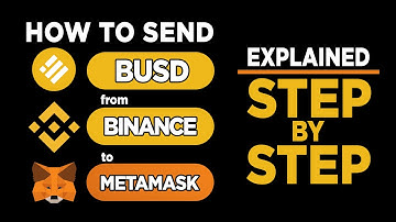 How to send Binance USD (BUSD) from Binance to METAMASK tutorial for beginners