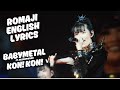 BABYMETAL - Kon! Kon! feat. Bloodywood / Lyrics Video (Romaji, English)